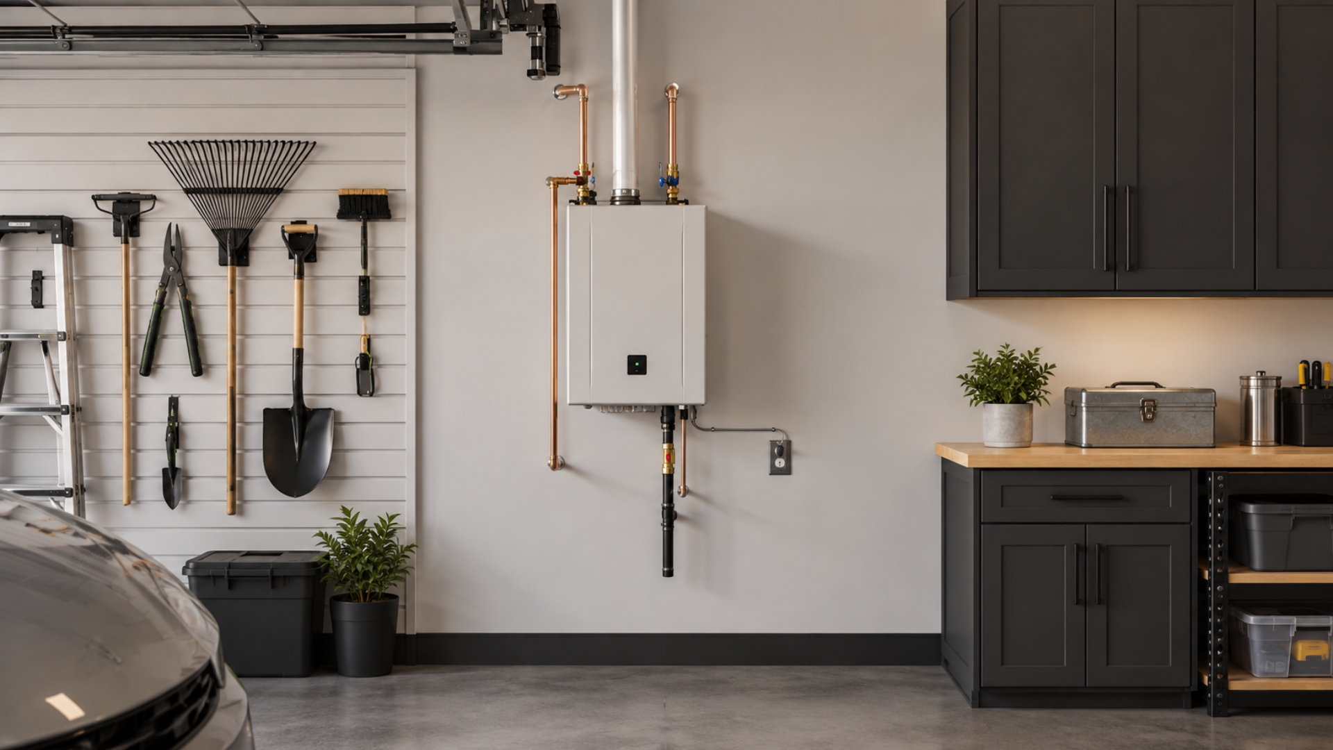 tankless water heater installation